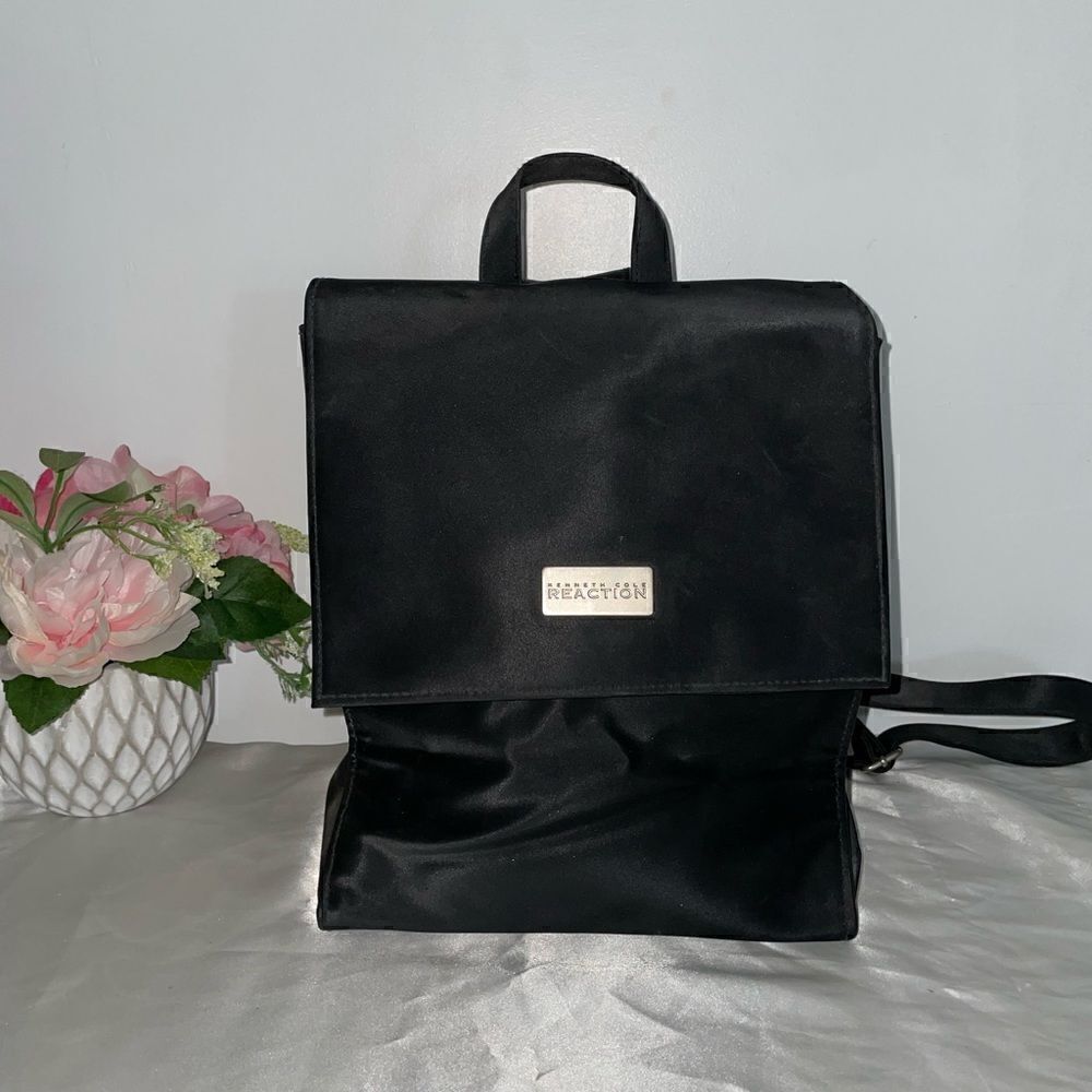 Kenneth Cole Nylon Backpack Black Medium